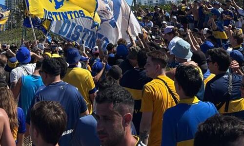 Βίντεο: Οι οπαδοί της Μπόκα έκαναν... Μπομπονέρα το Μαϊάμι  thumb