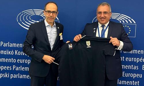 Σειρά συναντήσεων του Προέδρου της ΚOE με Ευρωβουλευτές στις Βρυξέλλες thumb