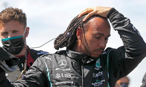 Πανευτυχής ο Χάμιλτον με την pole position στη Σαουδική Αραβία thumb