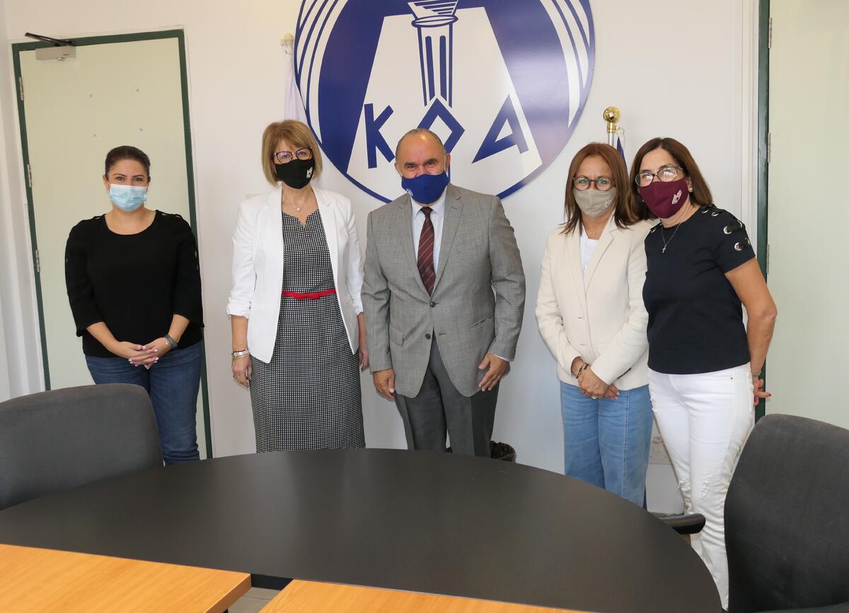 Ο Πρόεδρος ΚΟΑ συναντήθηκε με το Ιασώνειο «Χρώματα Ζωής» Κέντρο Ενηλίκων ΑΜΕΑ Λάρνακας thumb