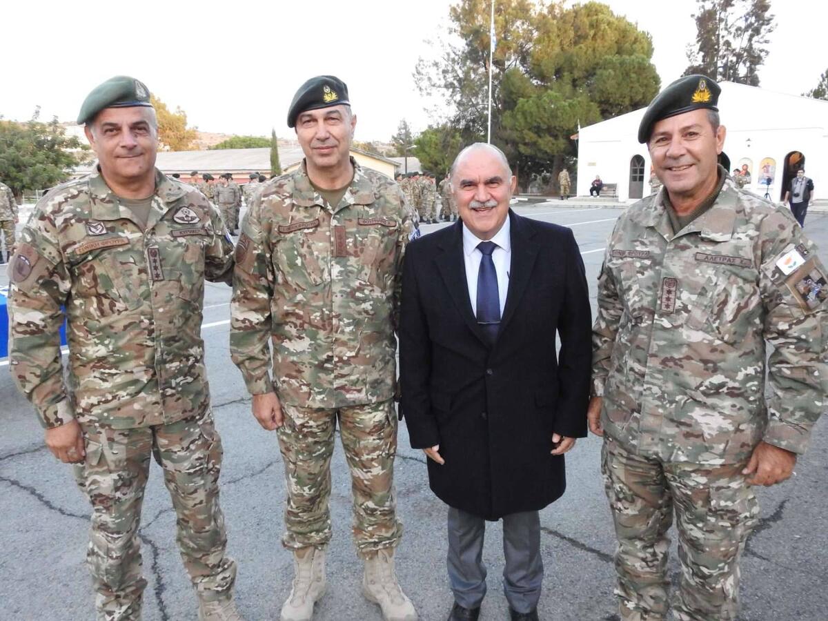 Στην Τελετή Απόλυσης Εθνοφυλάκων στο ΚΕΝ Λεμεσού ο Ανδρέας Μιχαηλίδης thumb