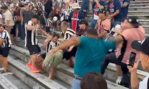 «Ξύλο» στις εξέδρες του Παγκοσμίου Κυπέλλου Συλλόγων (Βίντεο) thumb