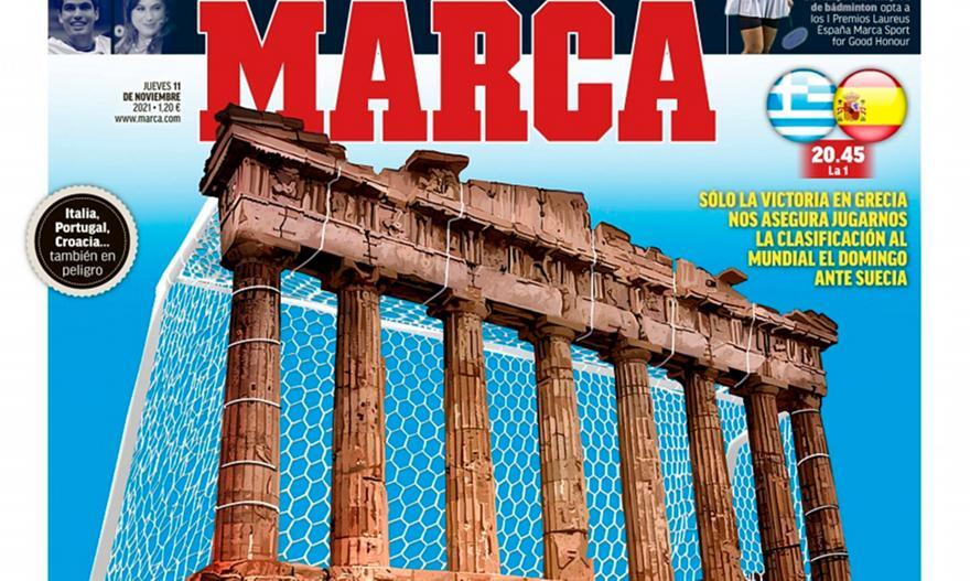  Το πρωτοσέλιδο της Marca με τον Παρθενώνα!  thumb
