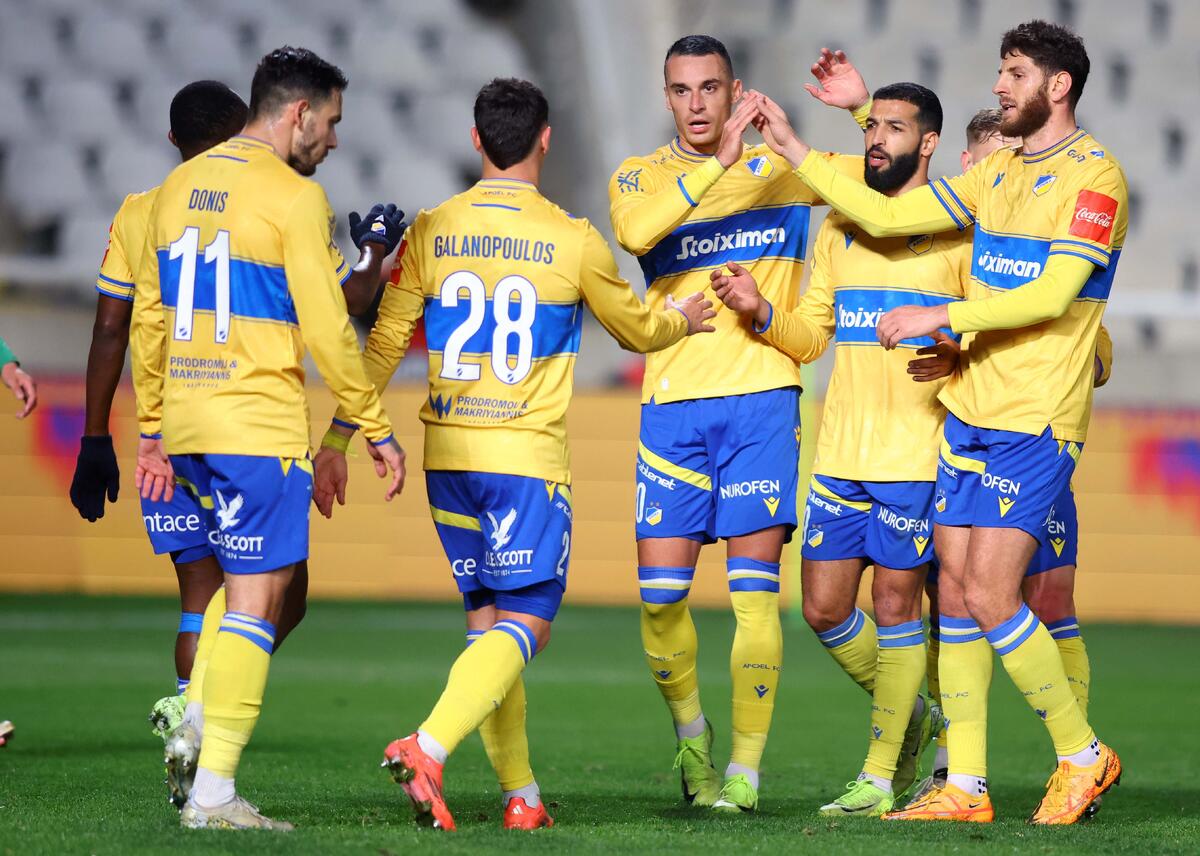 ΑΠΟΕΛ - Ομόνοια 29Μ 6-1: «Καθάρισε» την πρόκριση από το ημίχρονο thumb