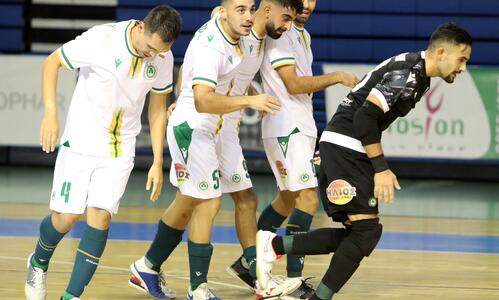Futsal: Φωτορεπορτάζ από το Ομόνοια-ΑΕΚ thumb