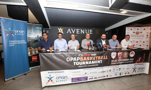 Ραντεβού αστέρων στη Λευκωσία / Όλα όσα ειπώθηκαν στη συνέντευξη Τύπου για το τουρνουά ΟΠΑΠ «Νεόφυτος Χανδριώτης» thumb