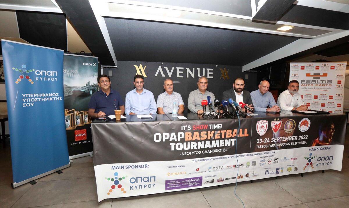 Ραντεβού αστέρων στη Λευκωσία / Όλα όσα ειπώθηκαν στη συνέντευξη Τύπου για το τουρνουά ΟΠΑΠ «Νεόφυτος Χανδριώτης» thumb