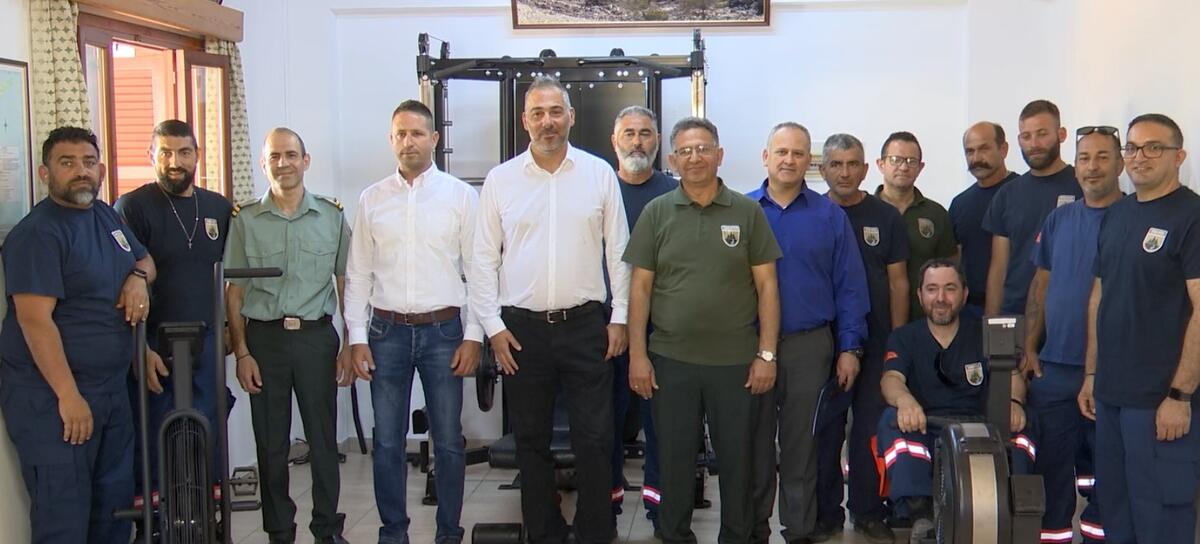 Η Stoiximan ενισχύει τον Δασοπυροσβεστικό Σταθμό Ριζοελιάς με σύγχρονο εξοπλισμό γυμναστικής thumb