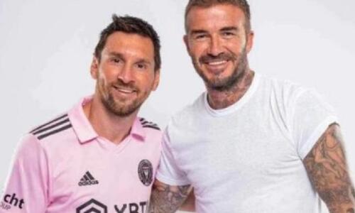 Χαμός στα social media με την πρώτη φωτογραφία Μπέκαμ - Μέσι  thumb