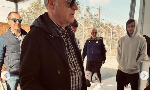 Φαγοπότι και κοπή της βασιλόπιτας στον ΑΠΟΕΛ - Ο τυχερός  thumb
