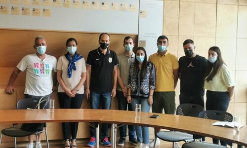 Επίσκεψη της Φ.Π.Κ. Πρωτοπορία στο Ολυμπιακό Μέγαρο thumb