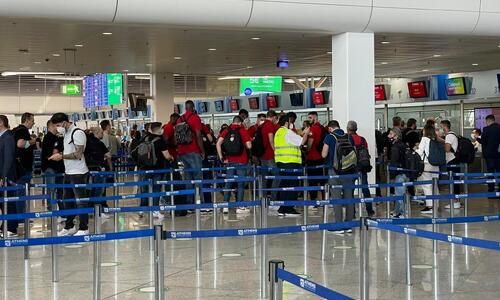 Πλάνα του SPORTIME από την αναχώρηση του Ολυμπιακού για Βελιγράδι! thumb