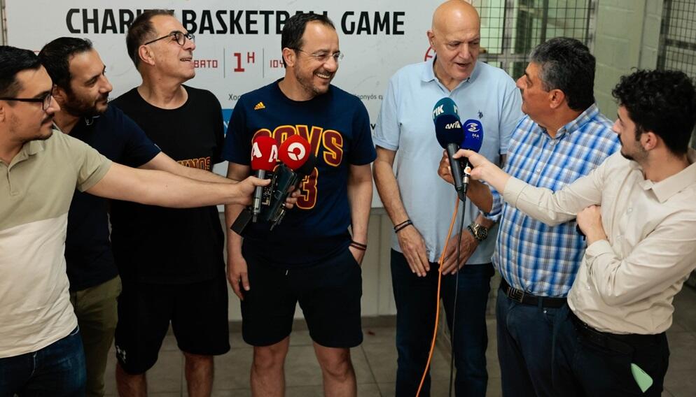 Σε φιλανθρωπικό αγώνα με τον ΠτΔ η ηγεσία του ΚΟΑ thumb