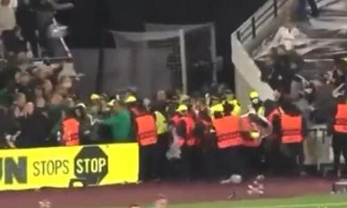 Επεισόδια ανάμεσα στους οπαδούς της Γουέστ Χαμ και της Ραπίντ thumb