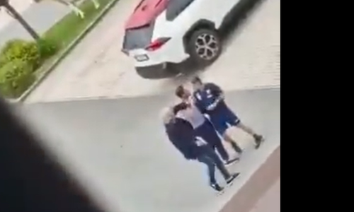 Σοβαρό επεισόδιο μετά τον Απόλλωνα, πιάστηκαν στα χέρια! (Video) thumb