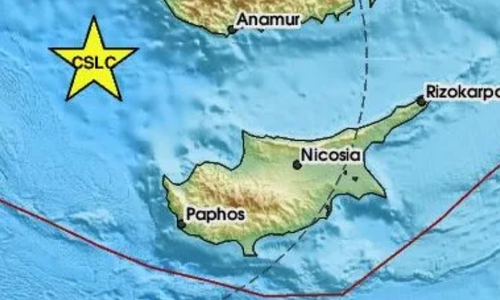 Σεισμός αισθητός στην Κύπρο thumb