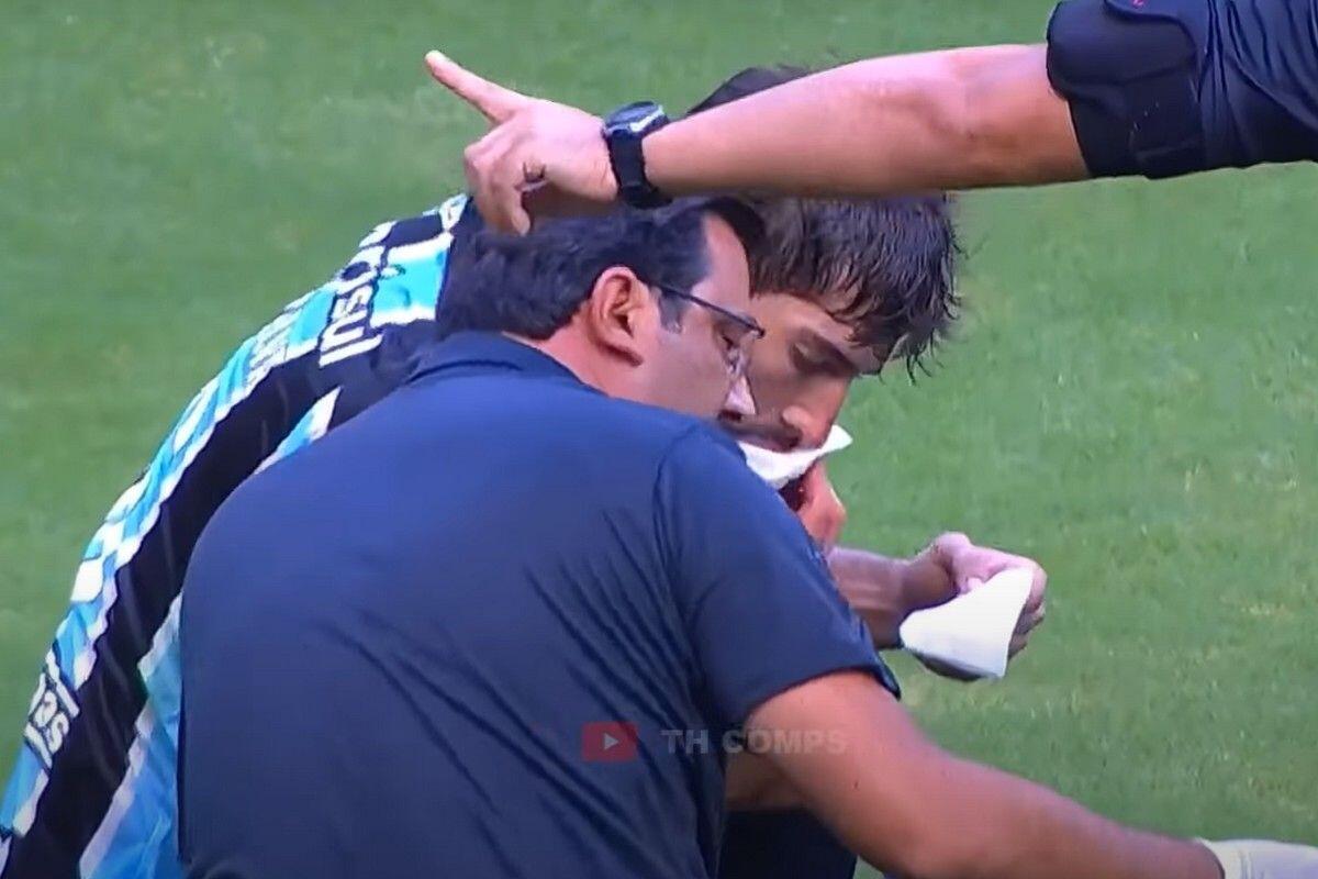 Βραζιλία: Οπαδός έριξε κινητό στον Λούκας Σίλβα και τον τραυμάτισε στο πρόσωπο thumb