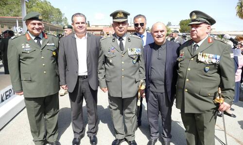 Στην τελετή παράδοσης- παραλαβής της 3ης ταξιαρχίας ο Ανδρέας Μιχαηλίδης thumb