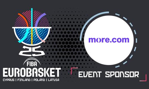 Η more.com στην οικογένεια χορηγών του FIBA EuroBasket 2025!  thumb