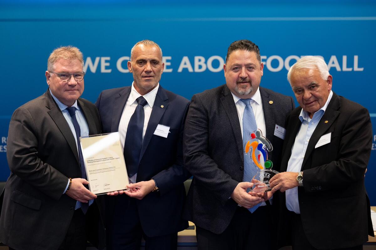Στην ΚΟΠ το UEFA Grassroots Golden Award! thumb
