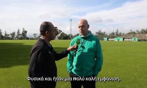 Μπεργκ: «Σε καλύτερη φόρμα πλέον ο αντίπαλος, δύσκολο παιχνίδι» thumb