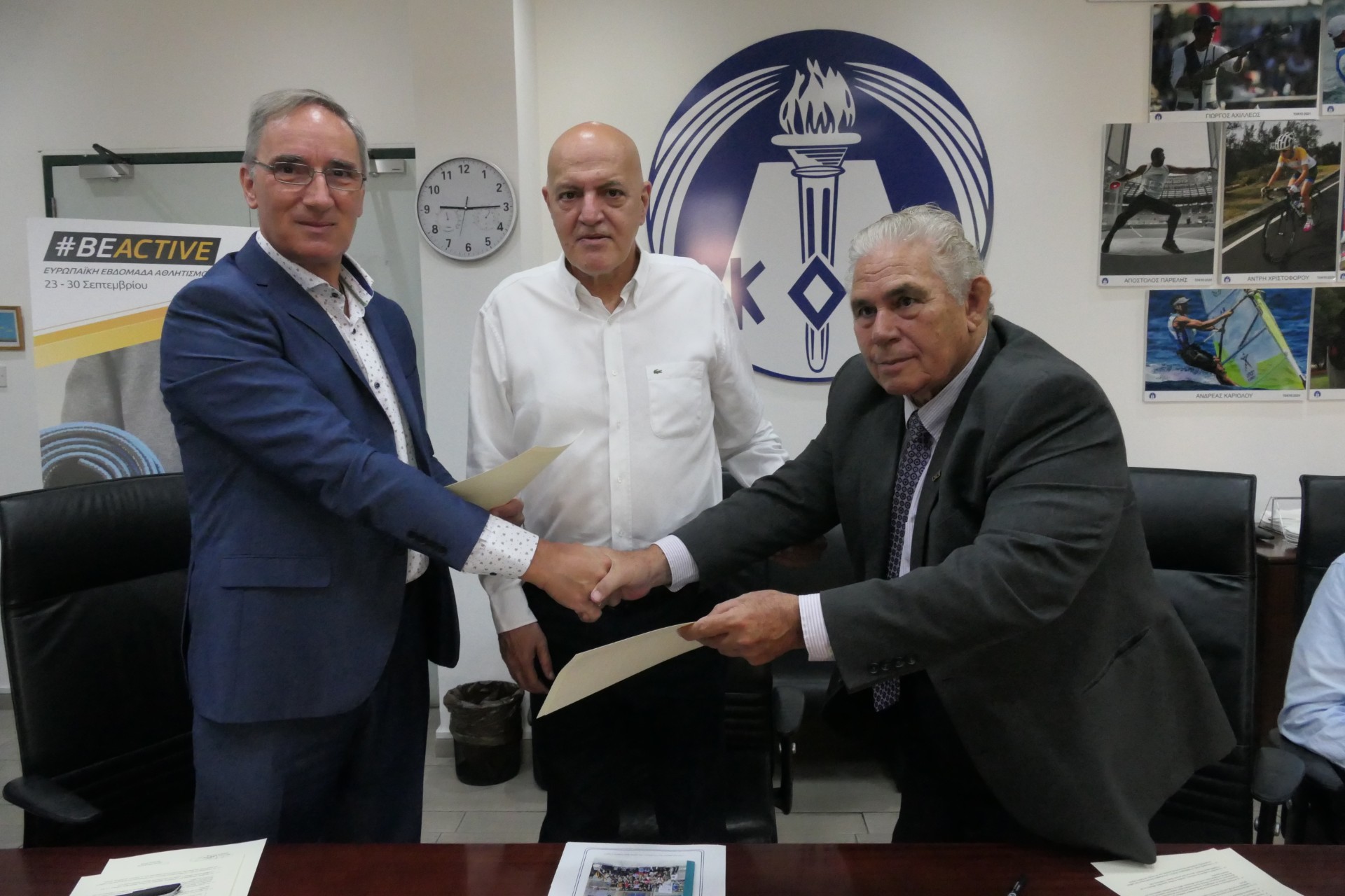 Υπογραφή Μνημονίου Συνεργασίας ΠΟΠΑ-Olympians στον ΚΟΑ thumb