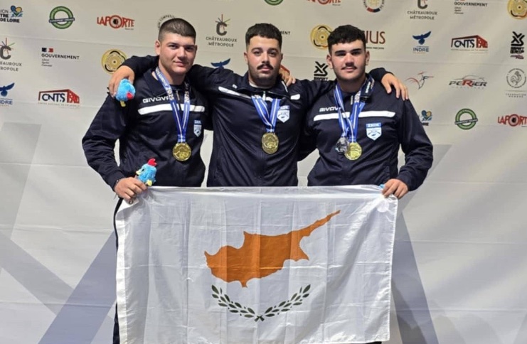 Θρίαμβος της κυπριακής σκοποβολής στο Ευρωπαϊκό Πρωτάθλημα στη Γαλλία thumb