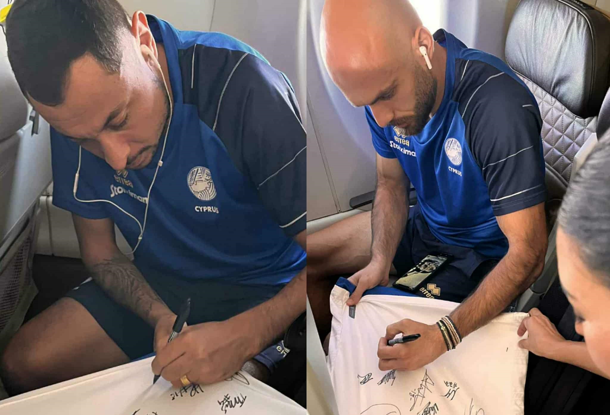 Υπογραφές και χαμόγελα από τους διεθνείς! (ΦΩΤΟΣ) thumb